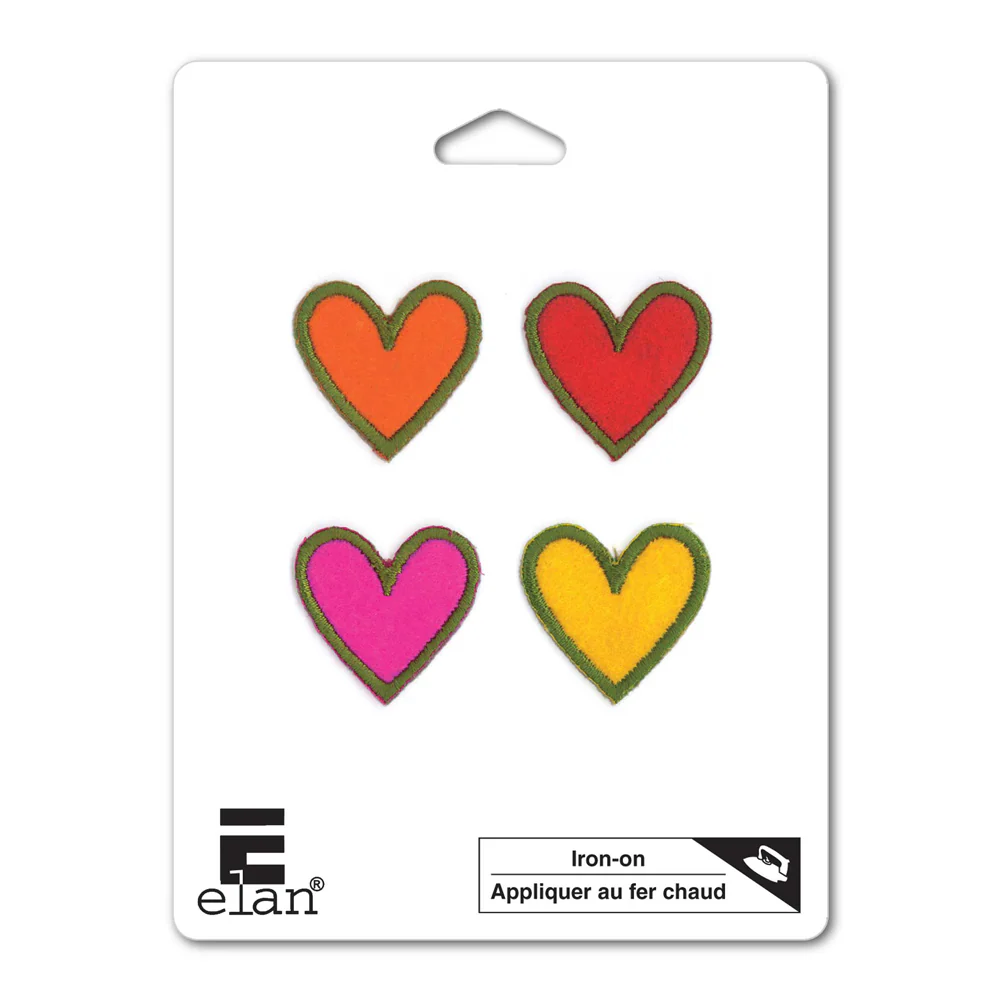 ELAN Motif - Hearts - 27mm -1 pcs