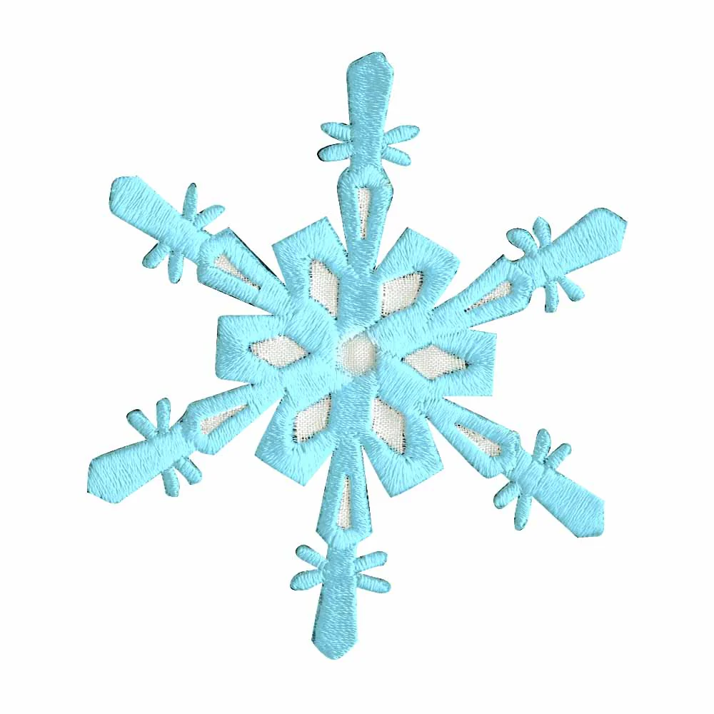 ELAN Motif - Medium Aqua Snowflake - 58mm -1 pcs - Image 2