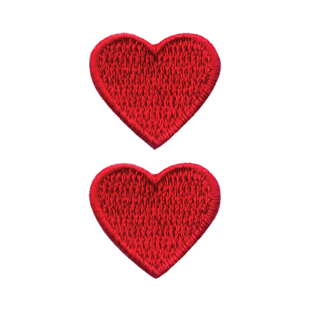 ELAN Motif - Red Heart - 20mm -2 pcs - Image 2