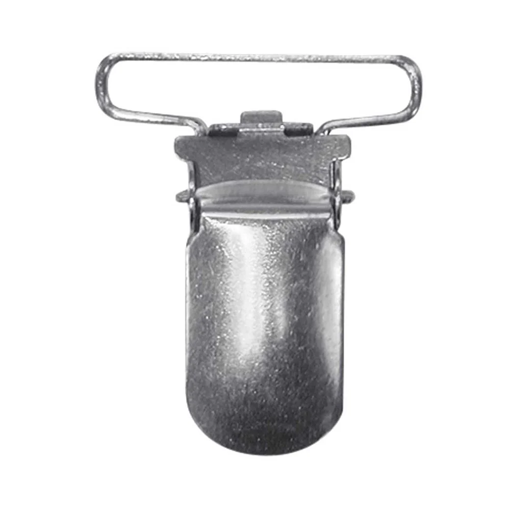 ELAN Suspender Clip - 25mm (1") - Silver -2 pcs