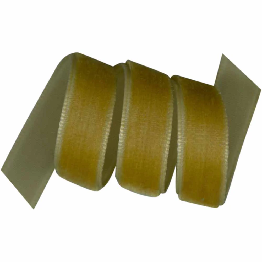 ELAN Velvet Ribbon 9mm x 2m - Gold