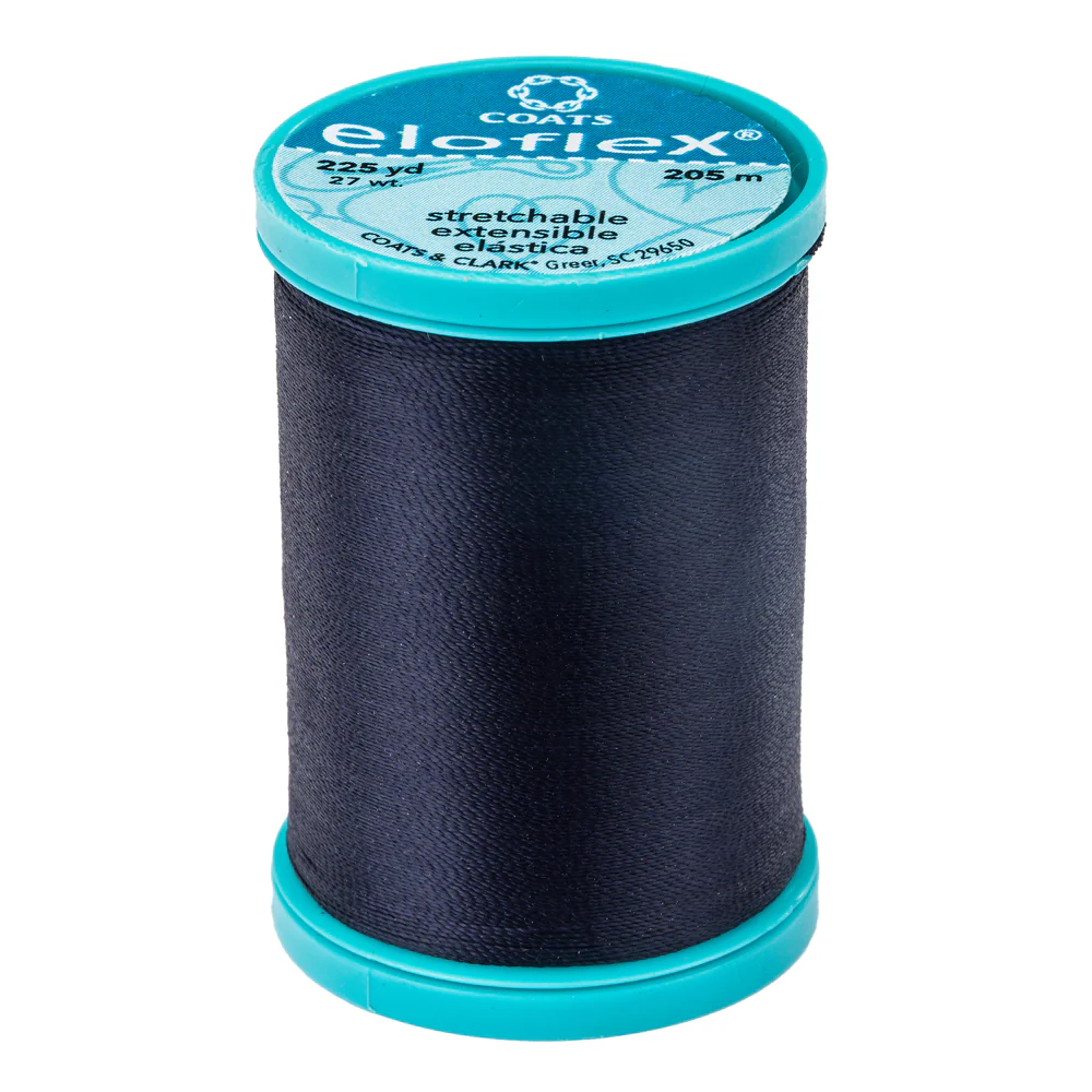ELOFLEX STRETCH THREAD 205M NAVY