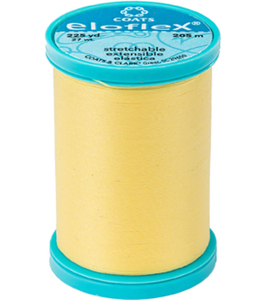 ELOFLEX STRETCH THREAD 205M - YELLOW