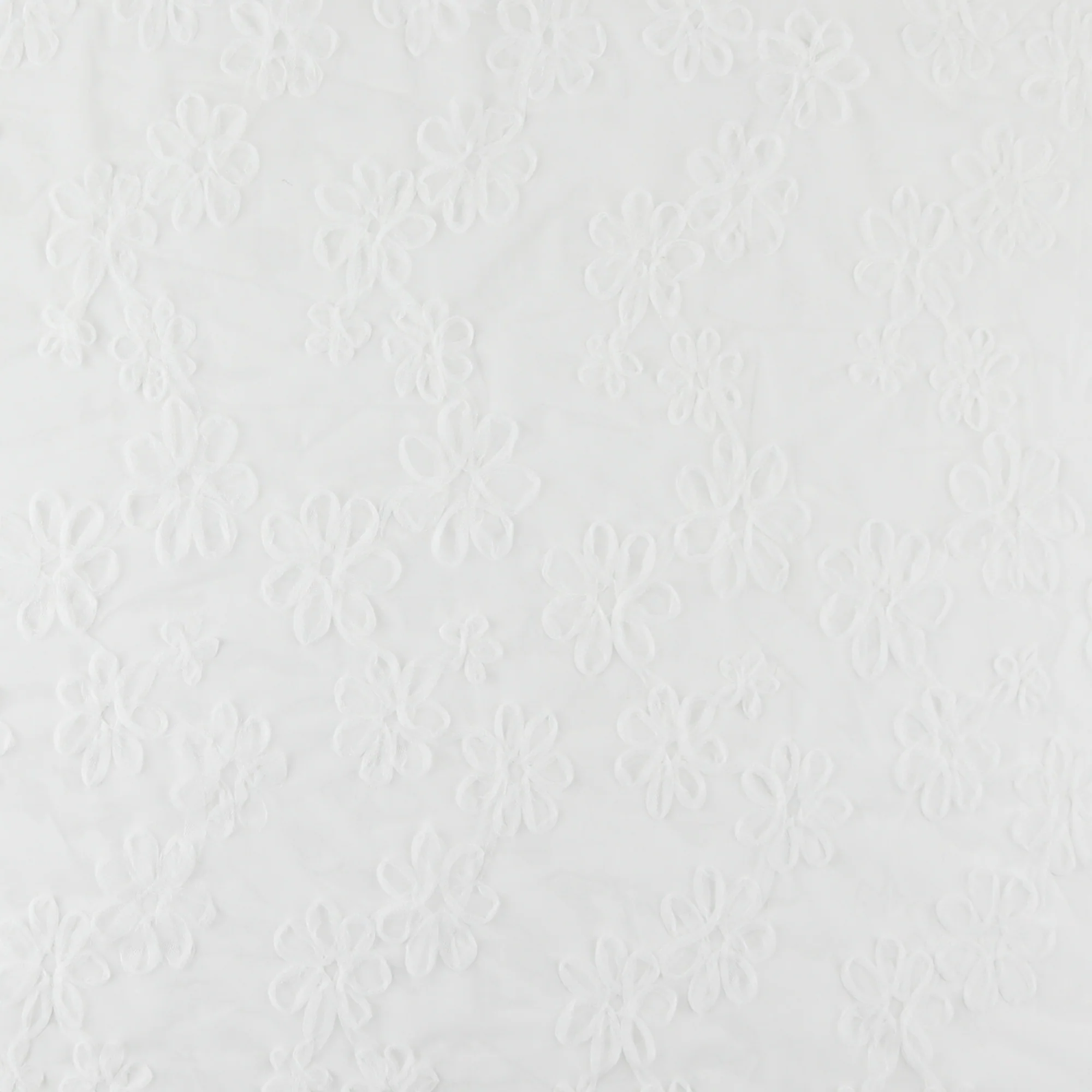 Embroidered Mesh - SOCIALITE - 006 - White