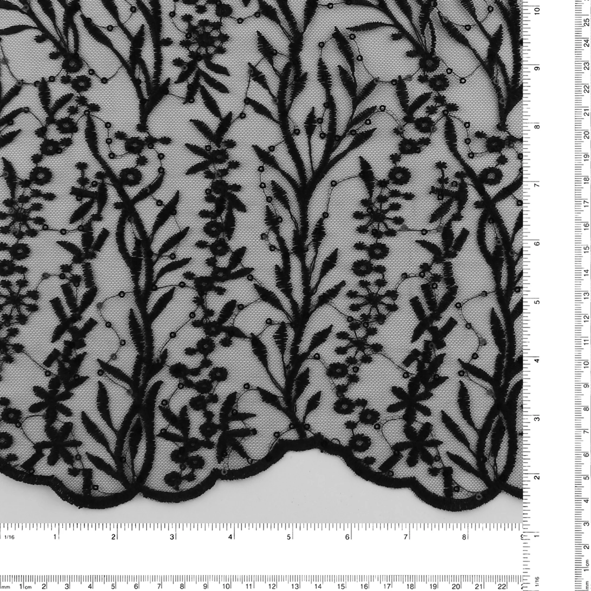 Embroidery - NUZIALE - 008 - Black - Image 3