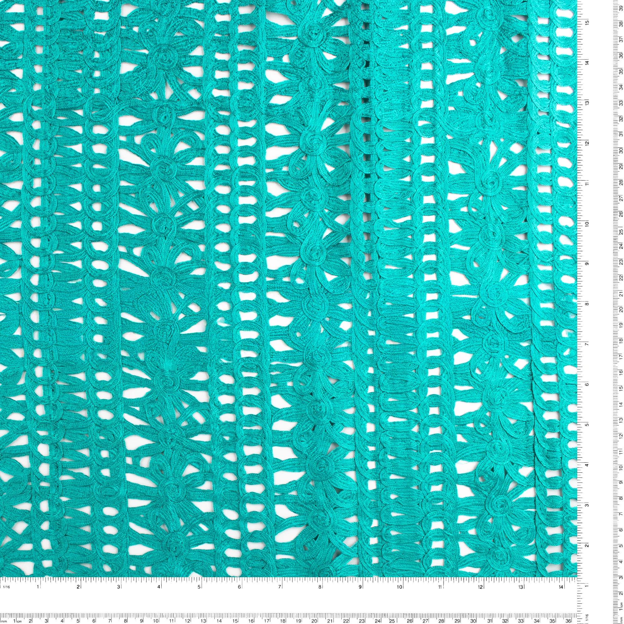 Embroidery - NUZIALE - 010 - Turquoise - Image 3