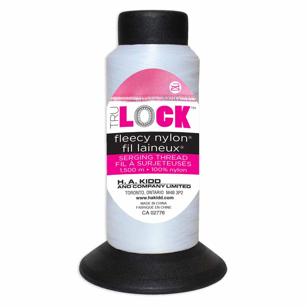 TRULOCK Fleecy Nylon Thread 1500m - White