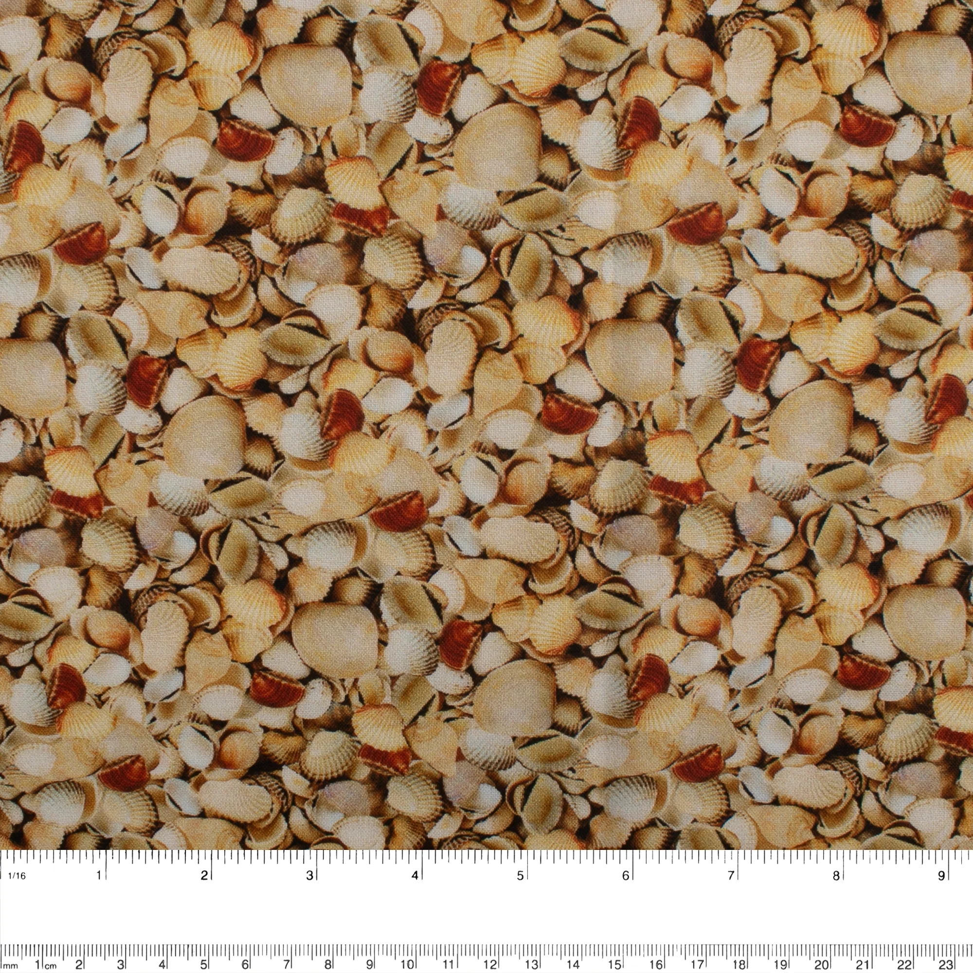 ESSENTIAL Printed Cotton - WINDHAM - Eggshell - Beige - Image 2