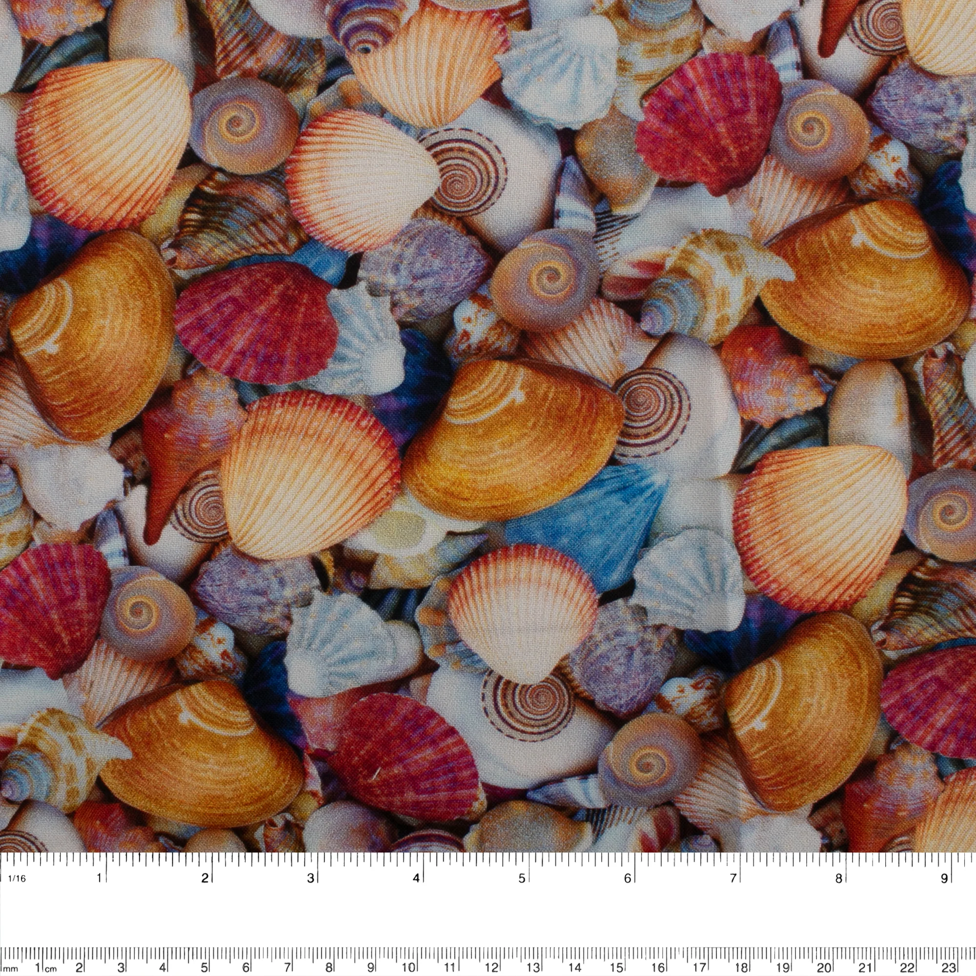 ESSENTIAL Printed Cotton - WINDHAM - Eggshell - Blue - Image 2