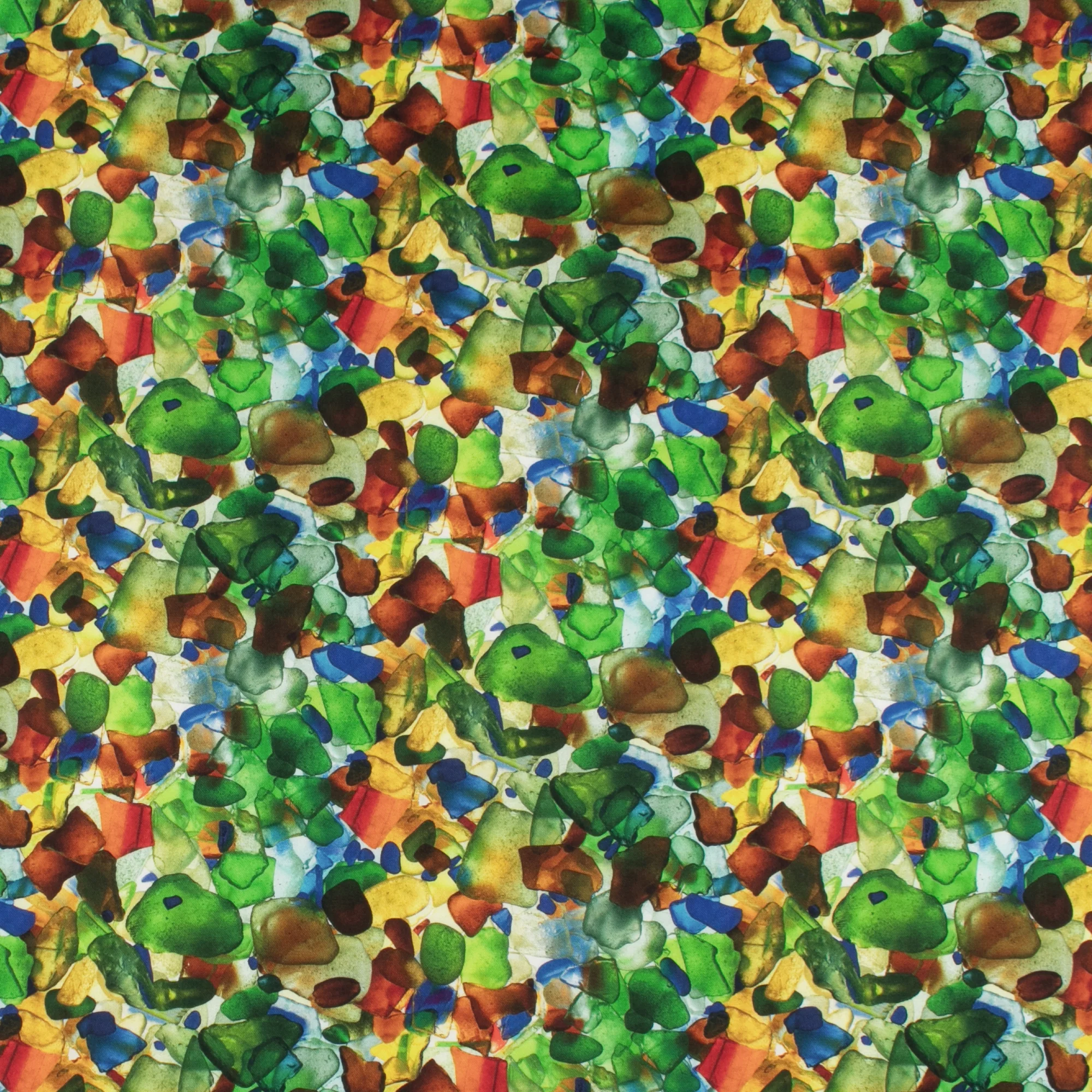 ESSENTIAL Printed Cotton - WINDHAM - Glass stone - Multi