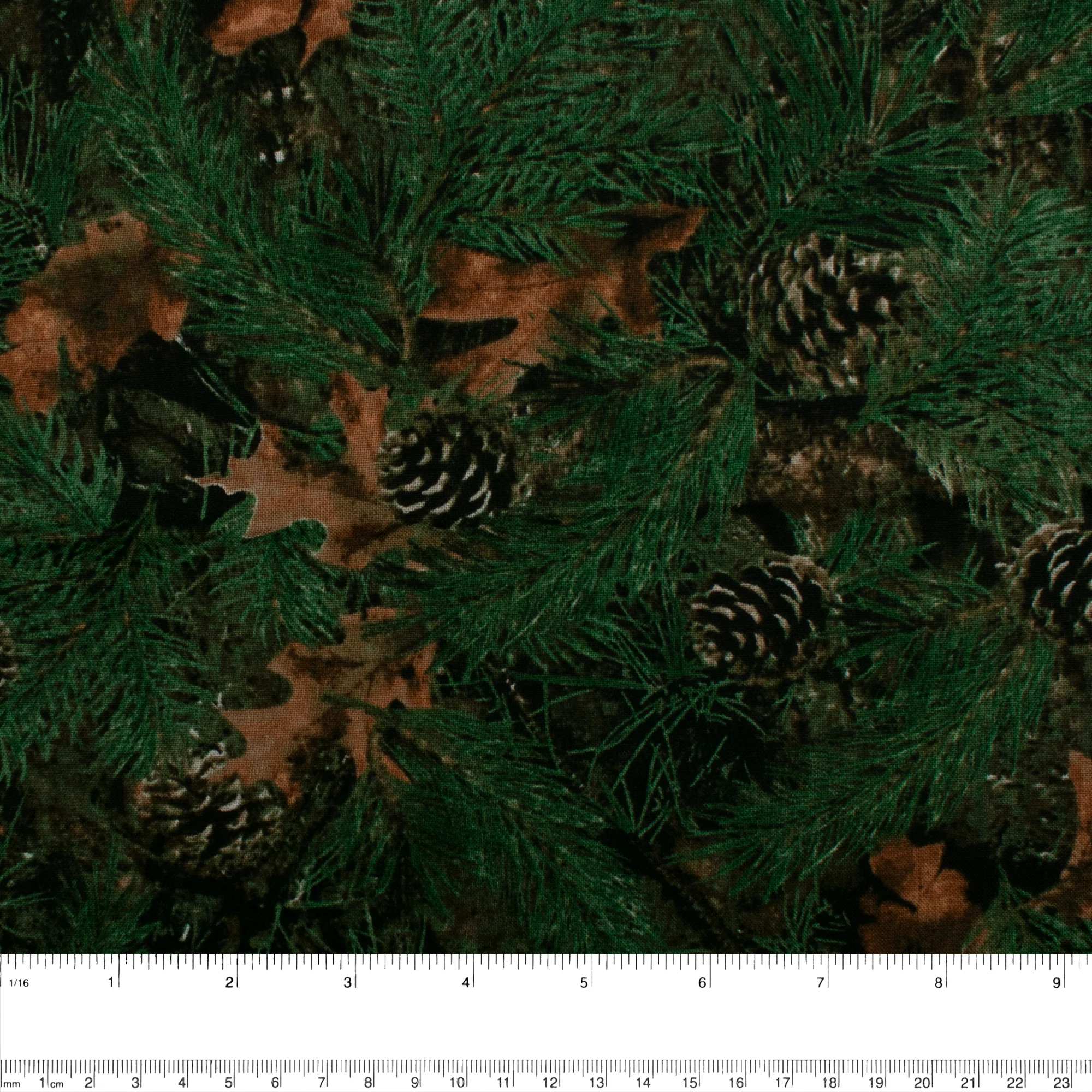 ESSENTIAL Printed Cotton - WINDHAM - Pine tree - Green - Image 2