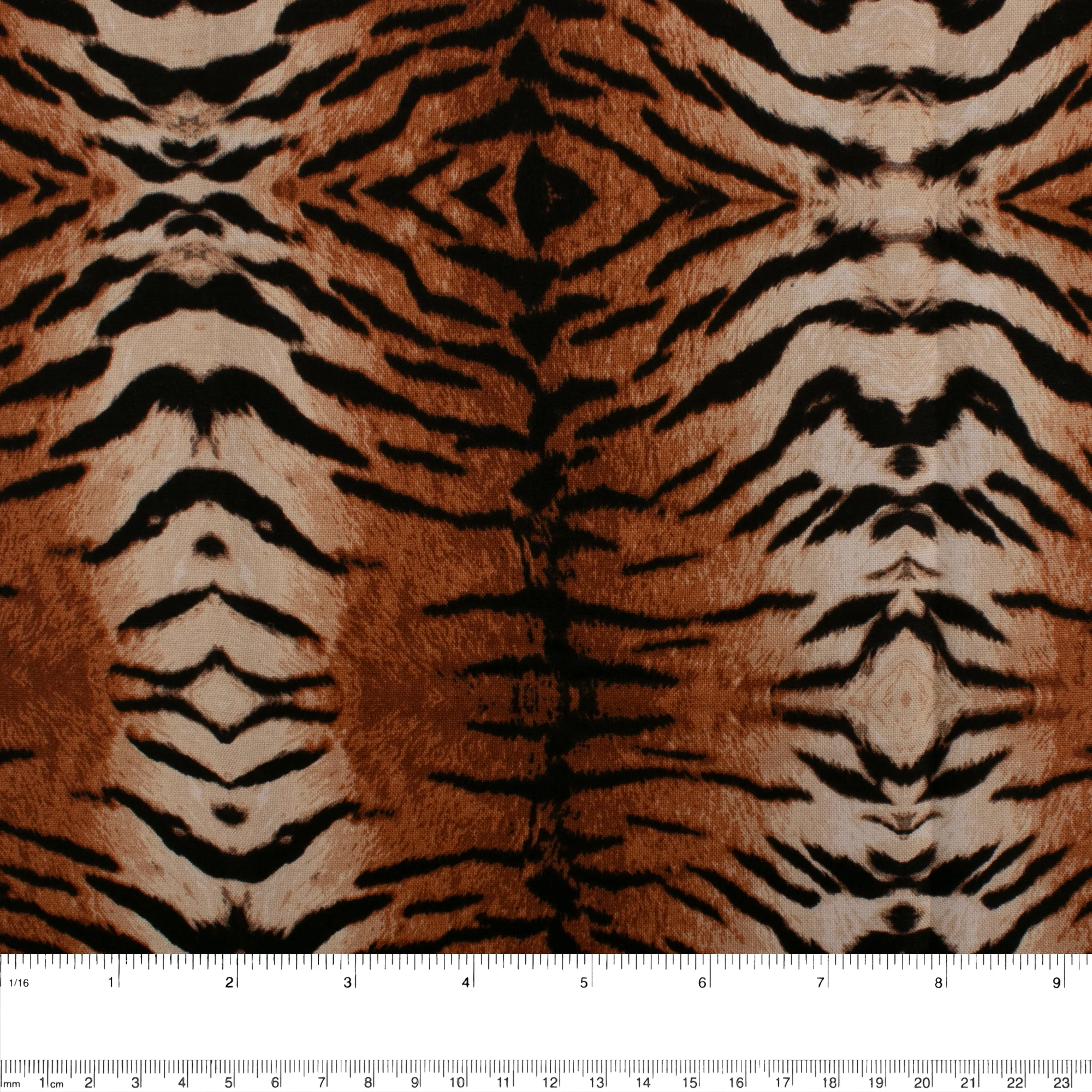 ESSENTIAL Printed Cotton - WINDHAM - Tigers - Brown - Image 2