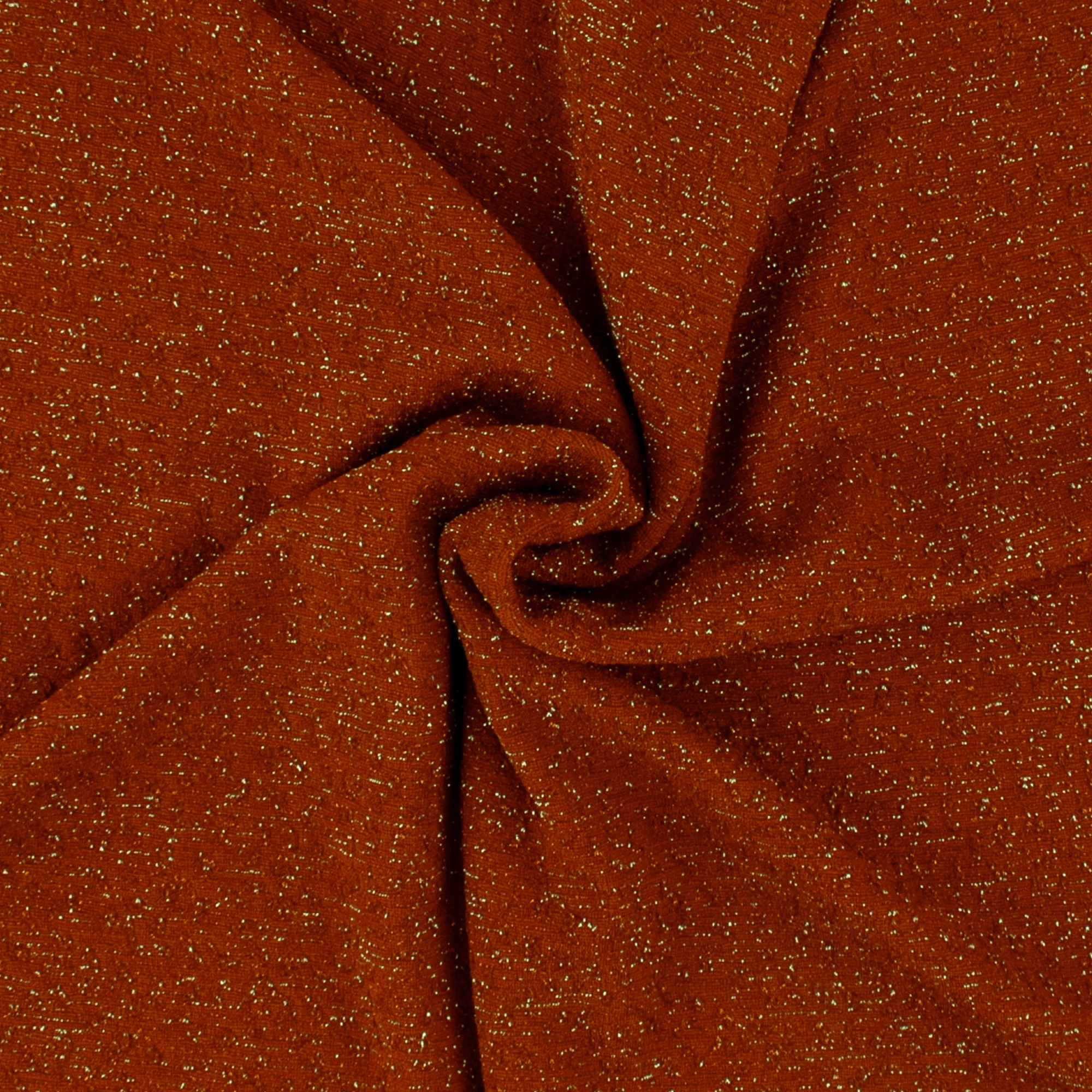 Evening Knit Fabric - GLOW - 009 - Rust - Image 2