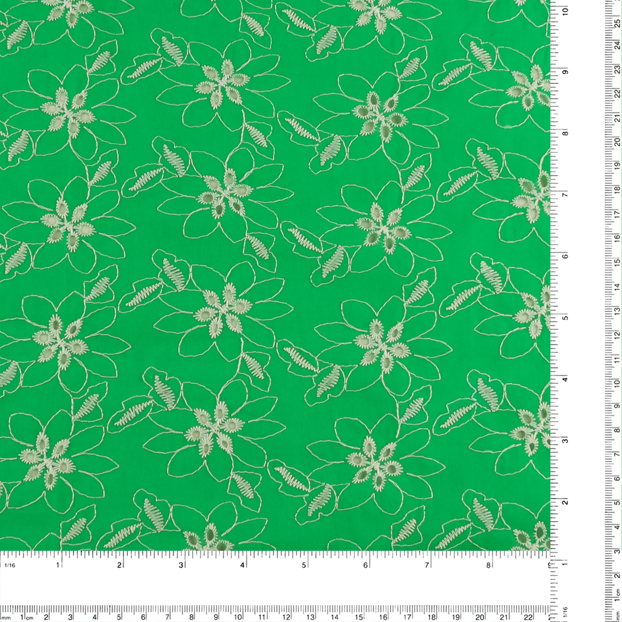 Eyelet - ANASTASIA - 013 - Medium Green - Image 3