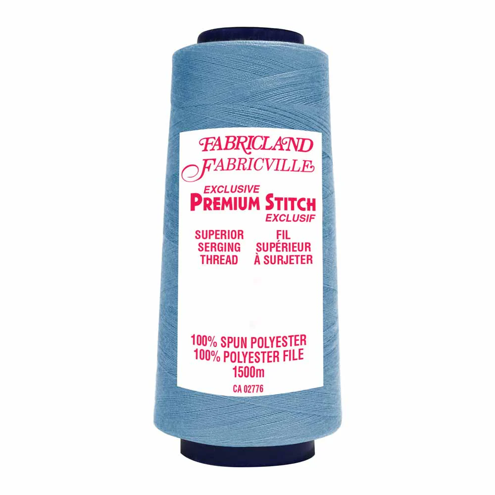 Fabricville Serging Thread 1500m - Light Blue