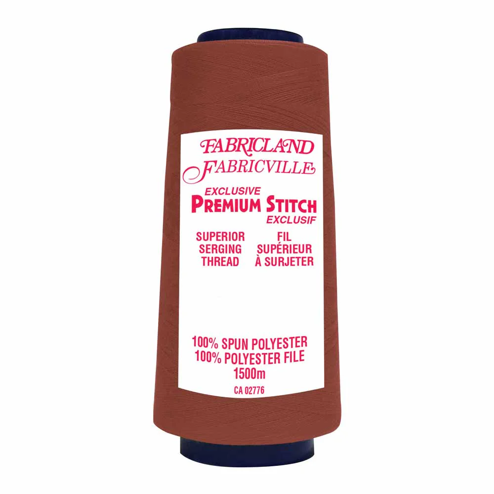 Fabricville Serging Thread 1500m - Dark Rose