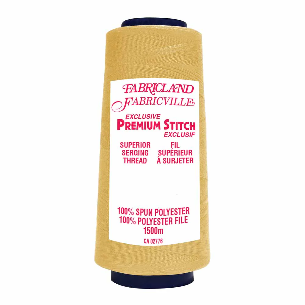 Fabricville Serging Thread 1500m - Gold