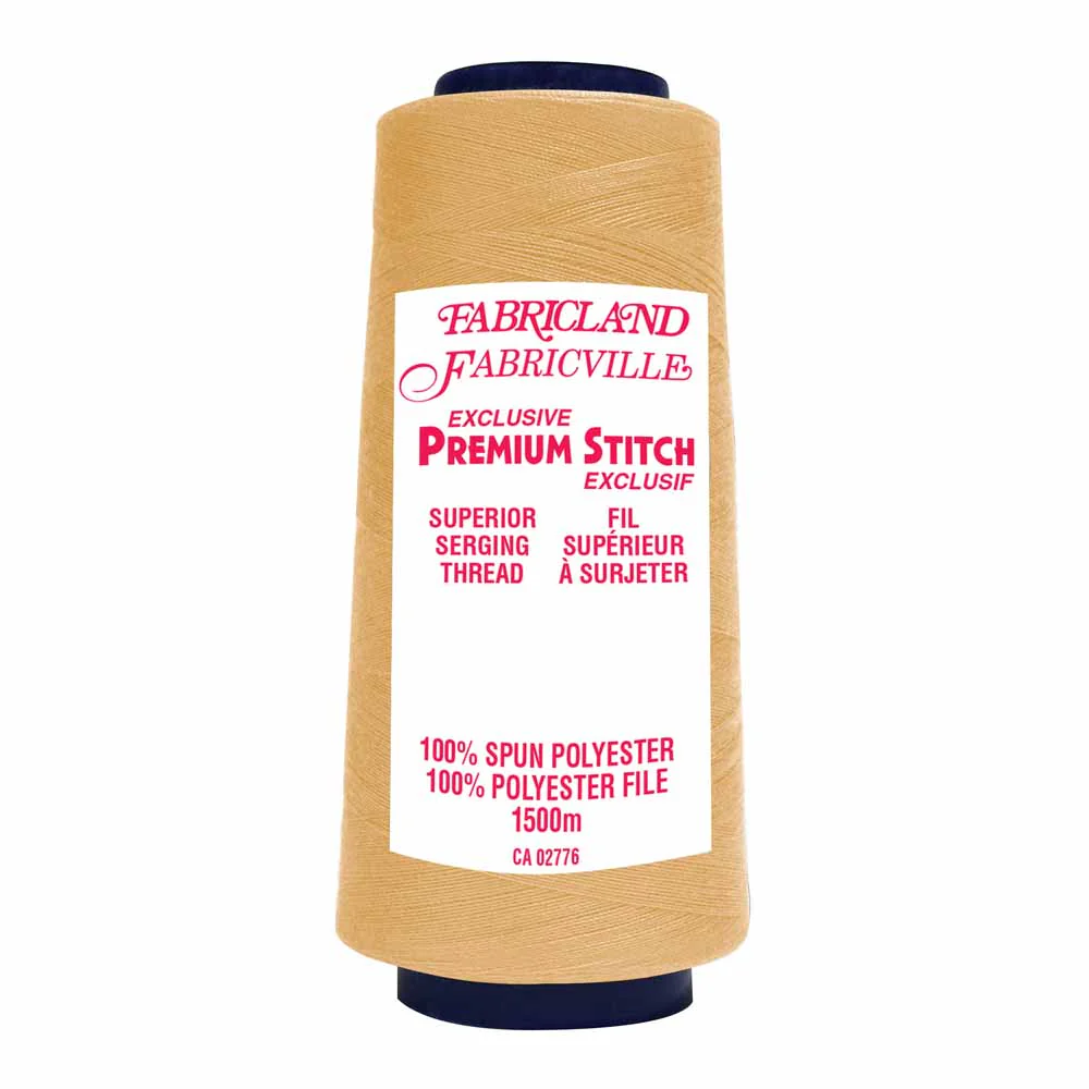 Fabricville Serging Thread 1500m - Light Tan