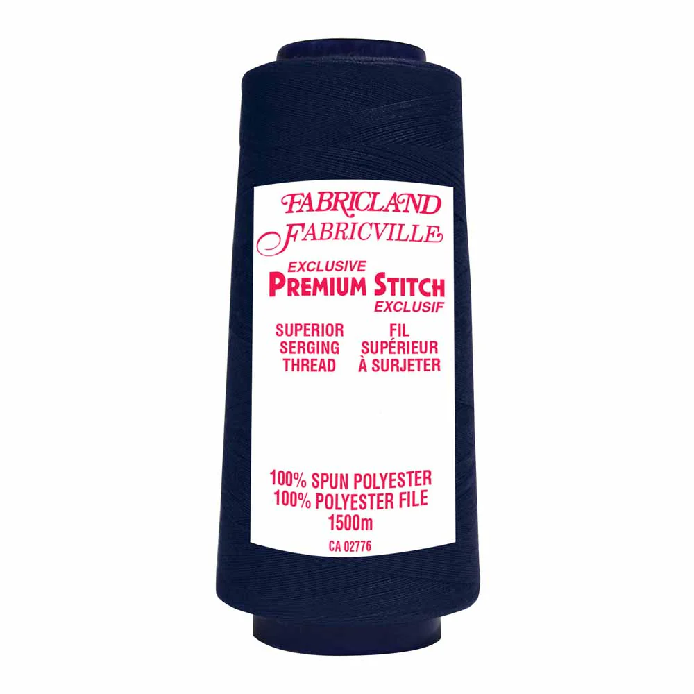 Fabricville Serging Thread 1500m - Navy