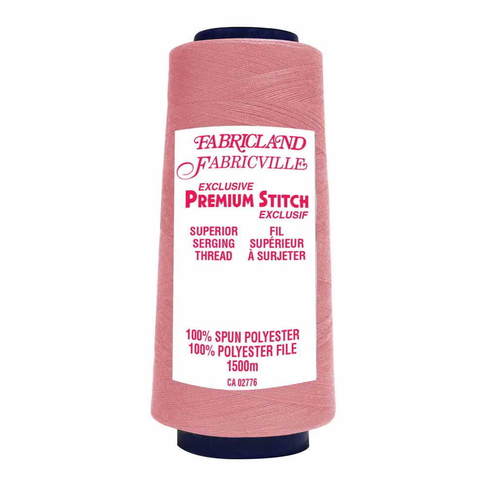 Fabricville Serging Thread 1500m - Pink