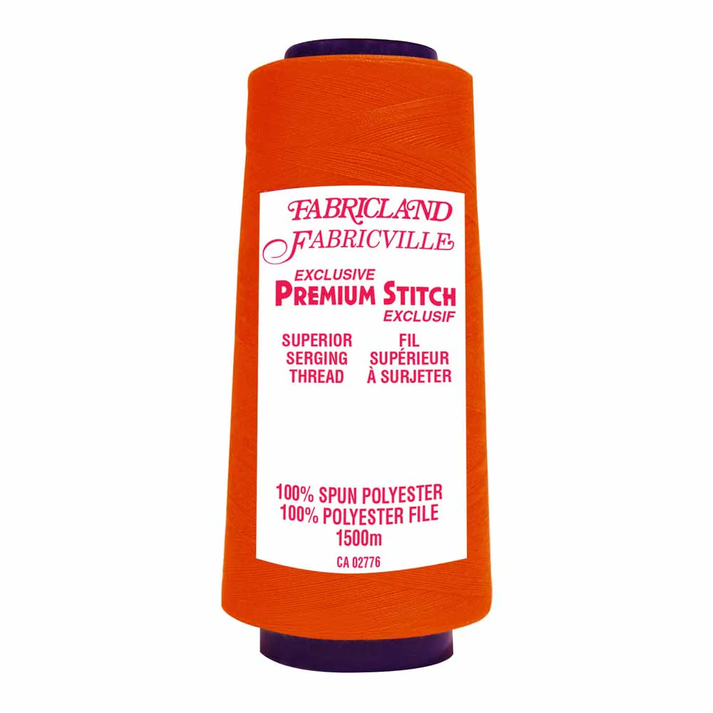 Fabricville Serging Thread 1500m - Tangerine