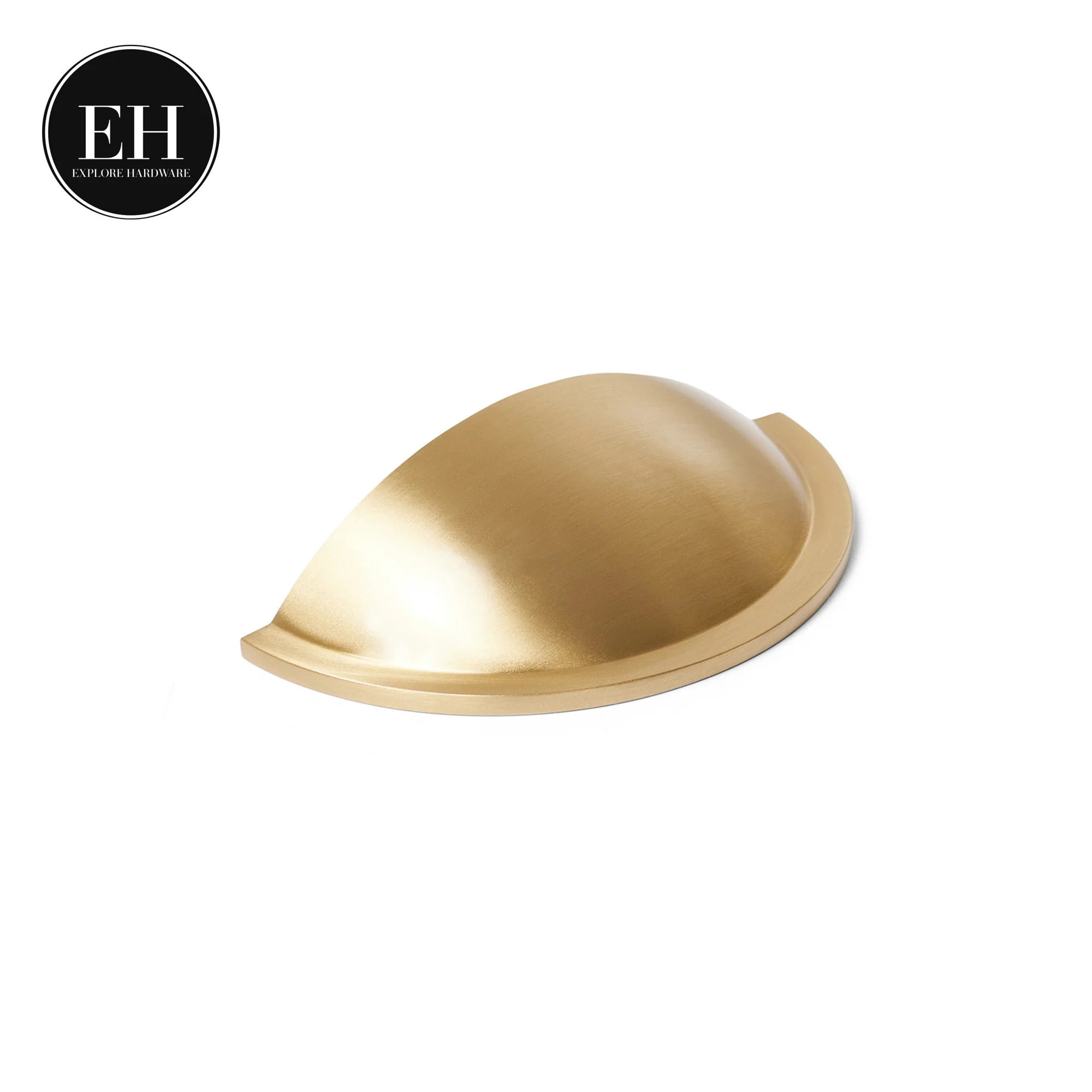 Farmhouse Handle - Satin Brass - 3.5 in (8 cm)