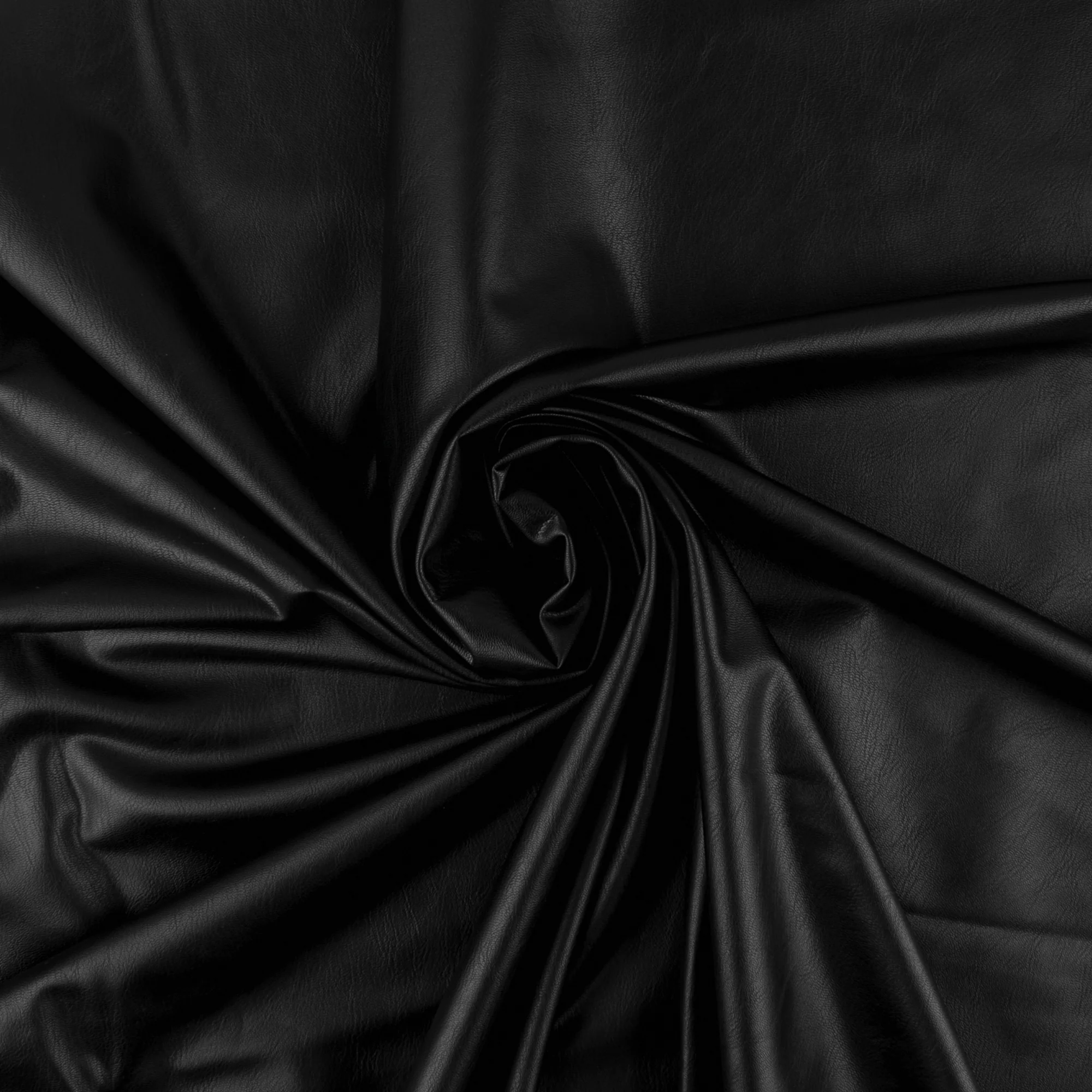Fashion Leather Look - 004 - Black - Image 2