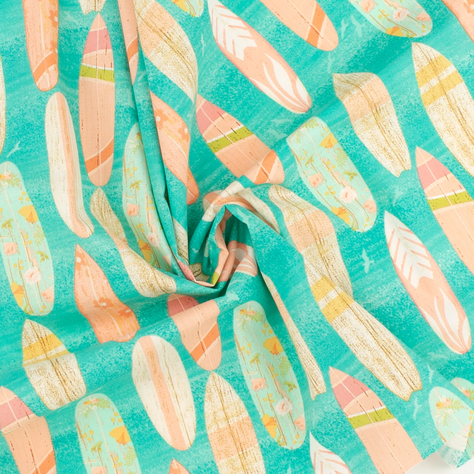 Fat Quarters 18 x 21 in (46 x 53 cm) - 029 - Aqua - Image 2