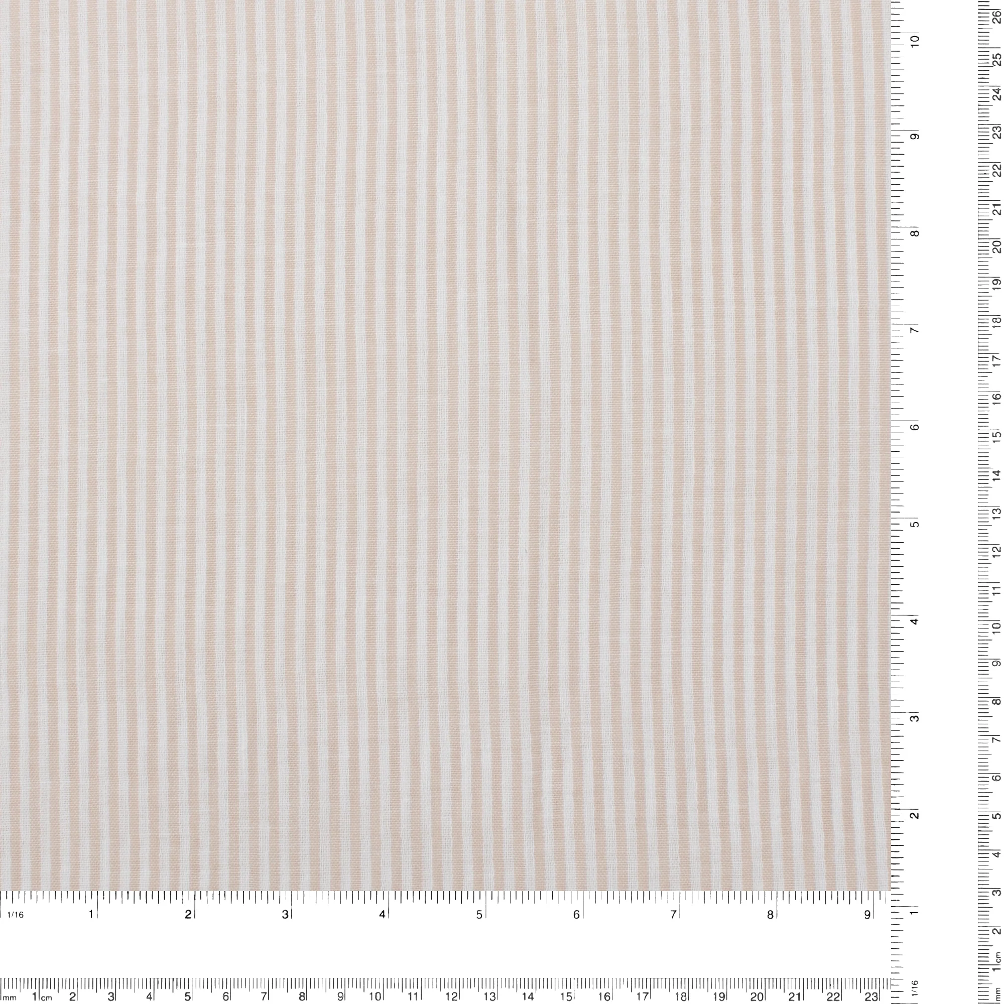 Fine Stripes - TEXTURA LINEN LOOK - 003 - Light sand - Image 3