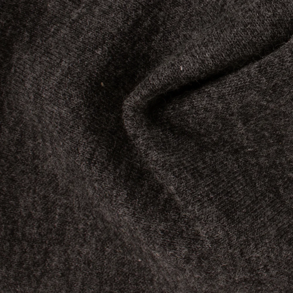 French Terry Knit - Charcoal mix - Image 2