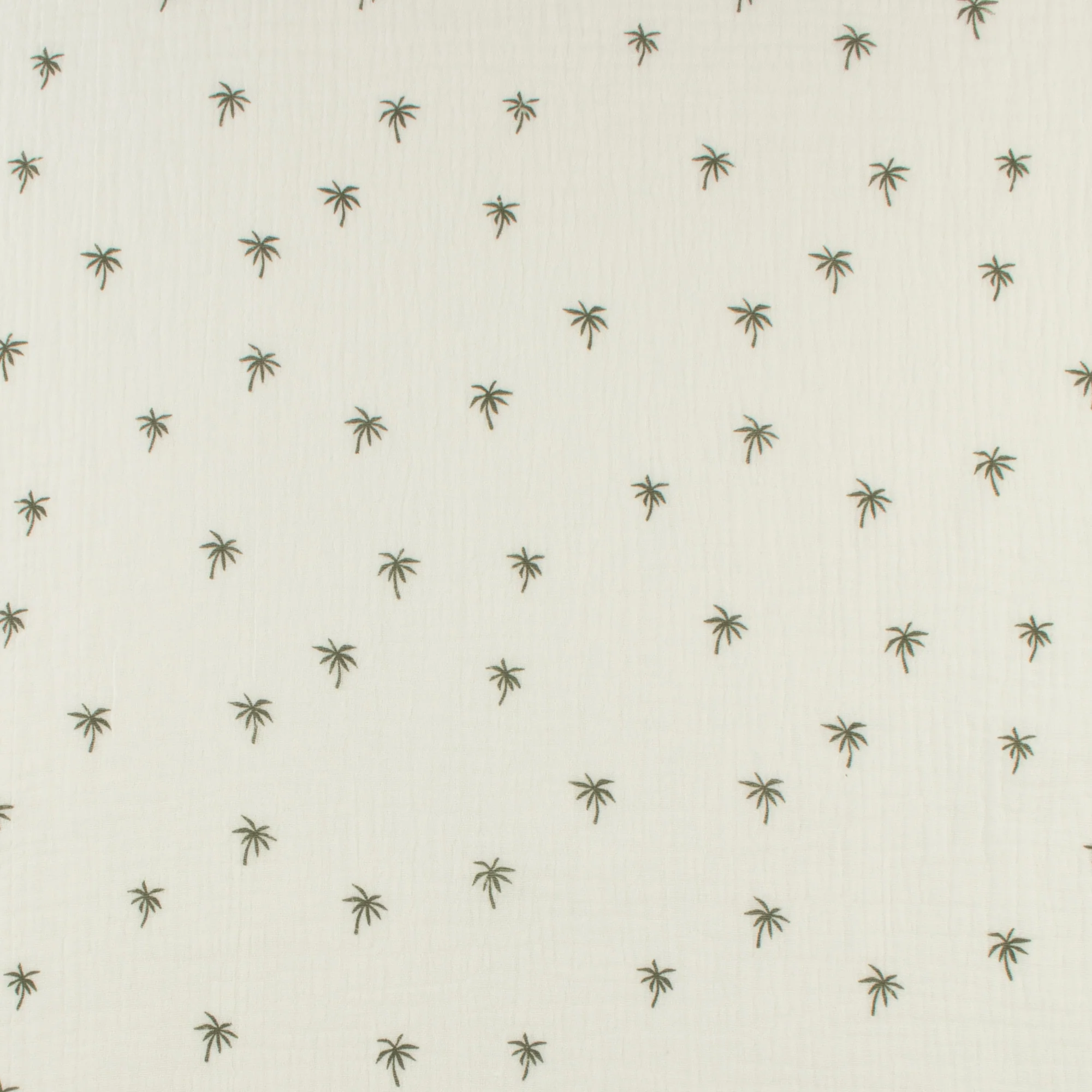 Gauze Cotton Print - NAP TIME - 002 - White