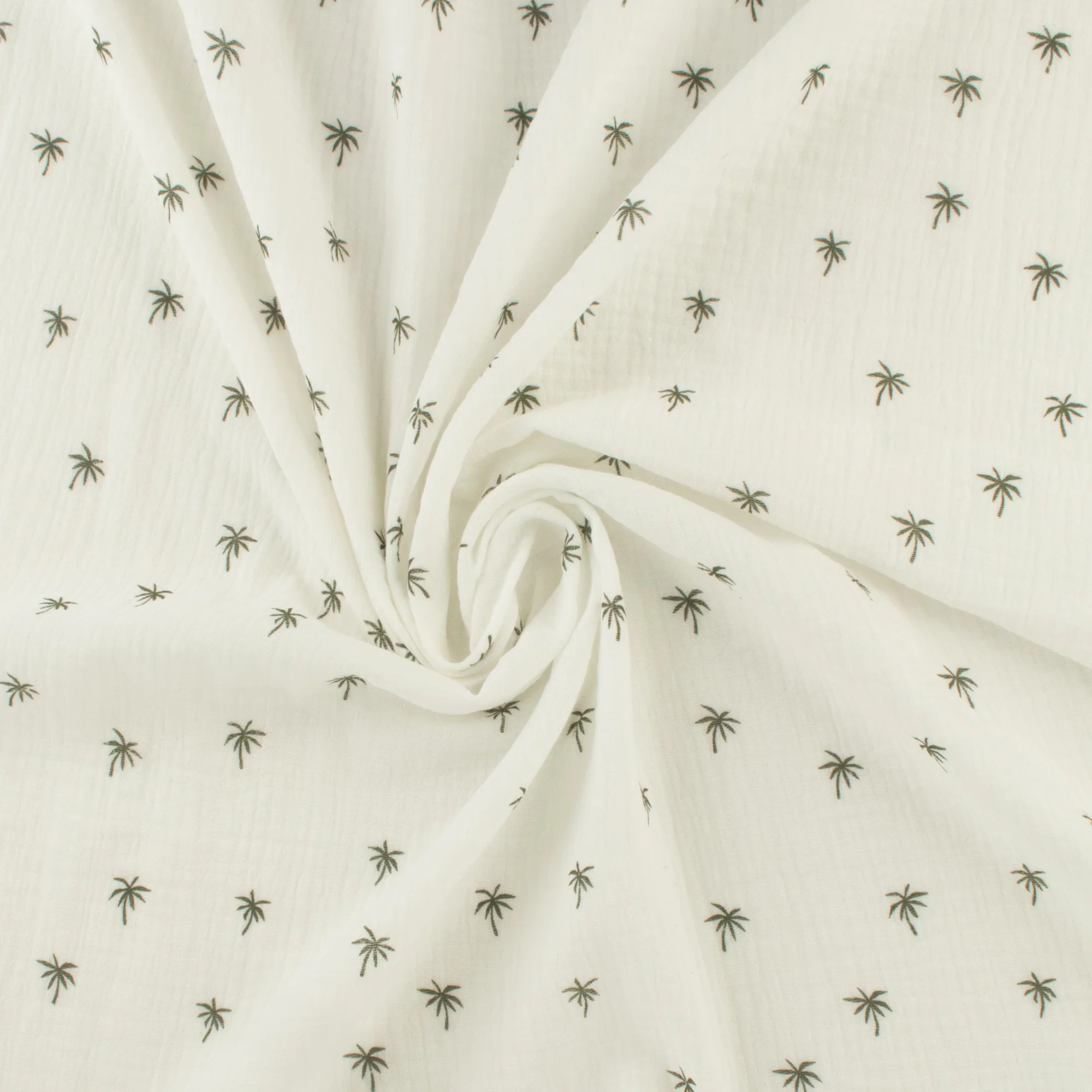 Gauze Cotton Print - NAP TIME - 002 - White - Image 2