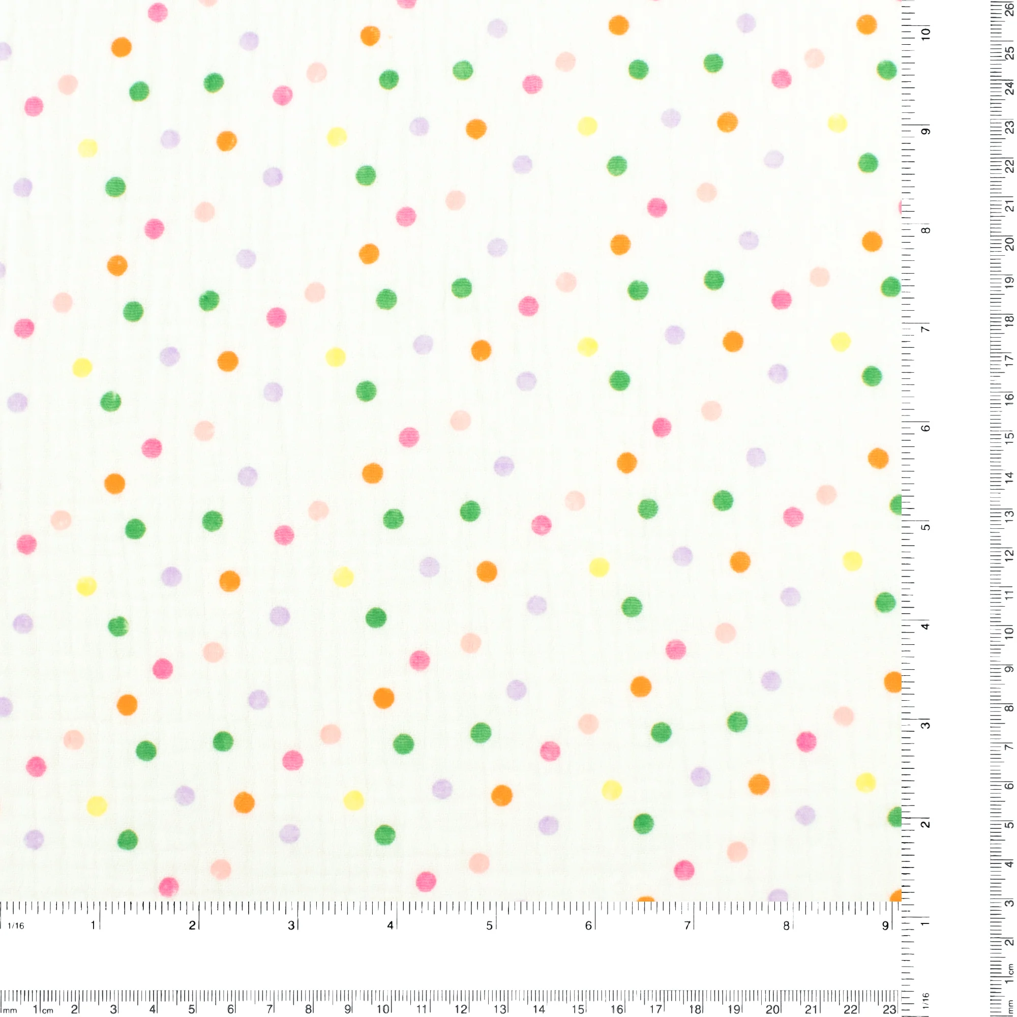 Gauze Cotton Print - NAP TIME - 007 - White - Image 3