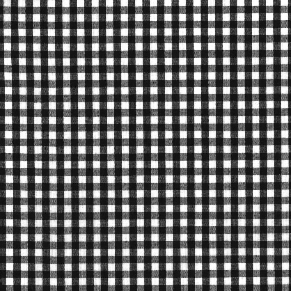 Gingham 1/4 Inch - Black