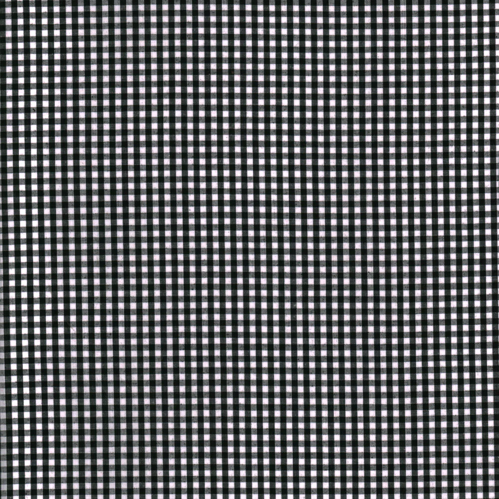 Gingham 1/8 Inch - Black