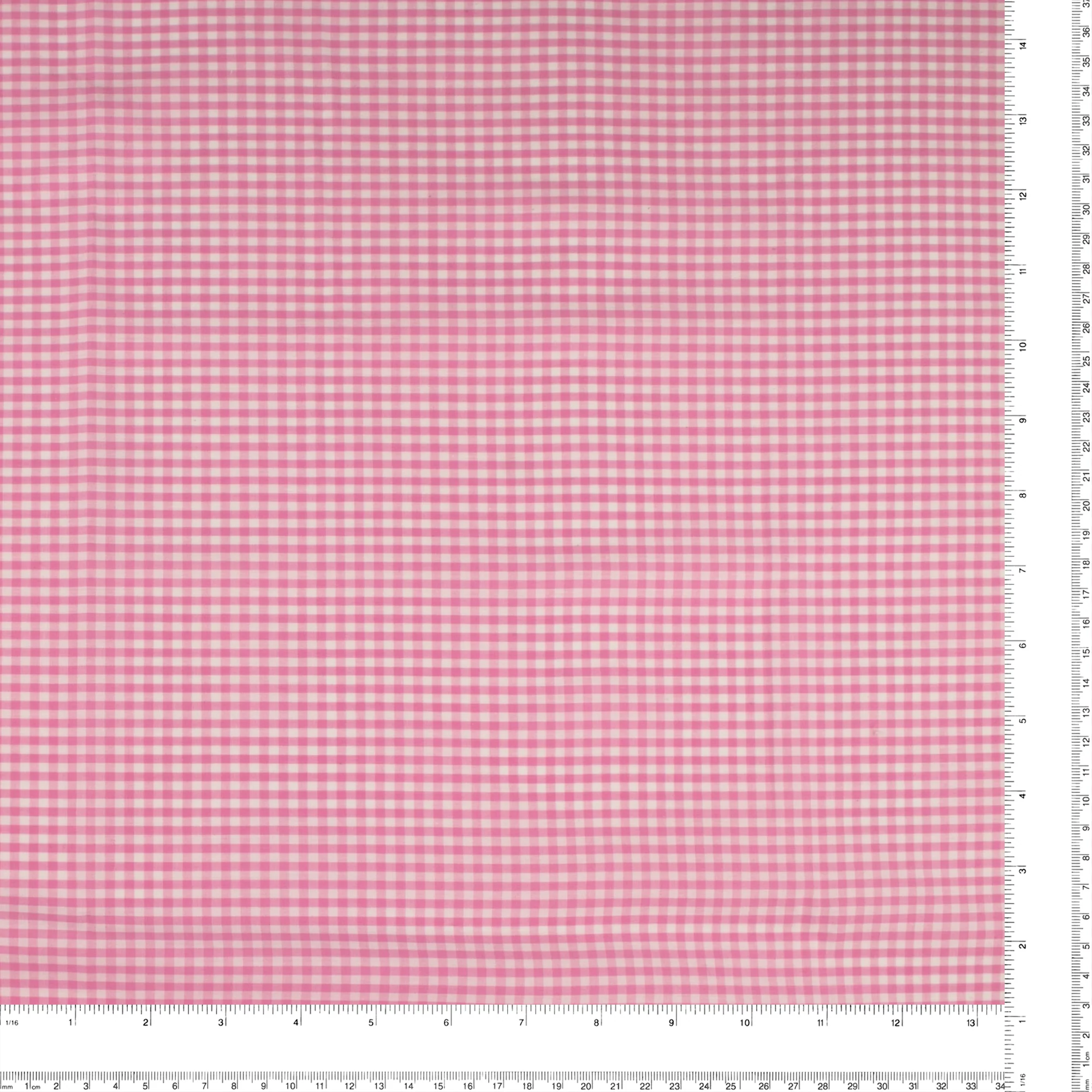 Gingham Check - Light Pink 1/8'' - Image 3