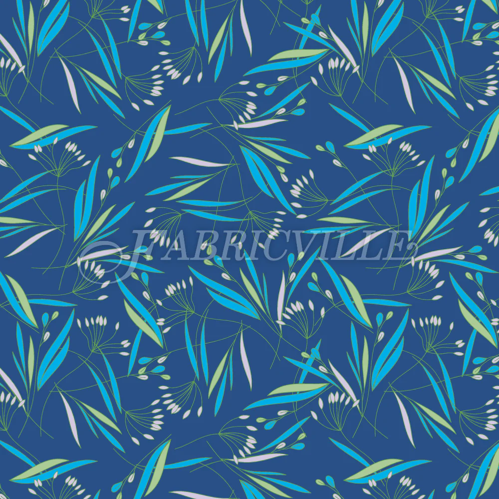 Grass And Leaves
