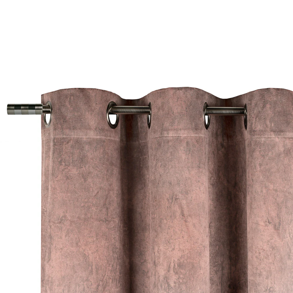 Grommet Curtain Panel - Antilope - Rosewood