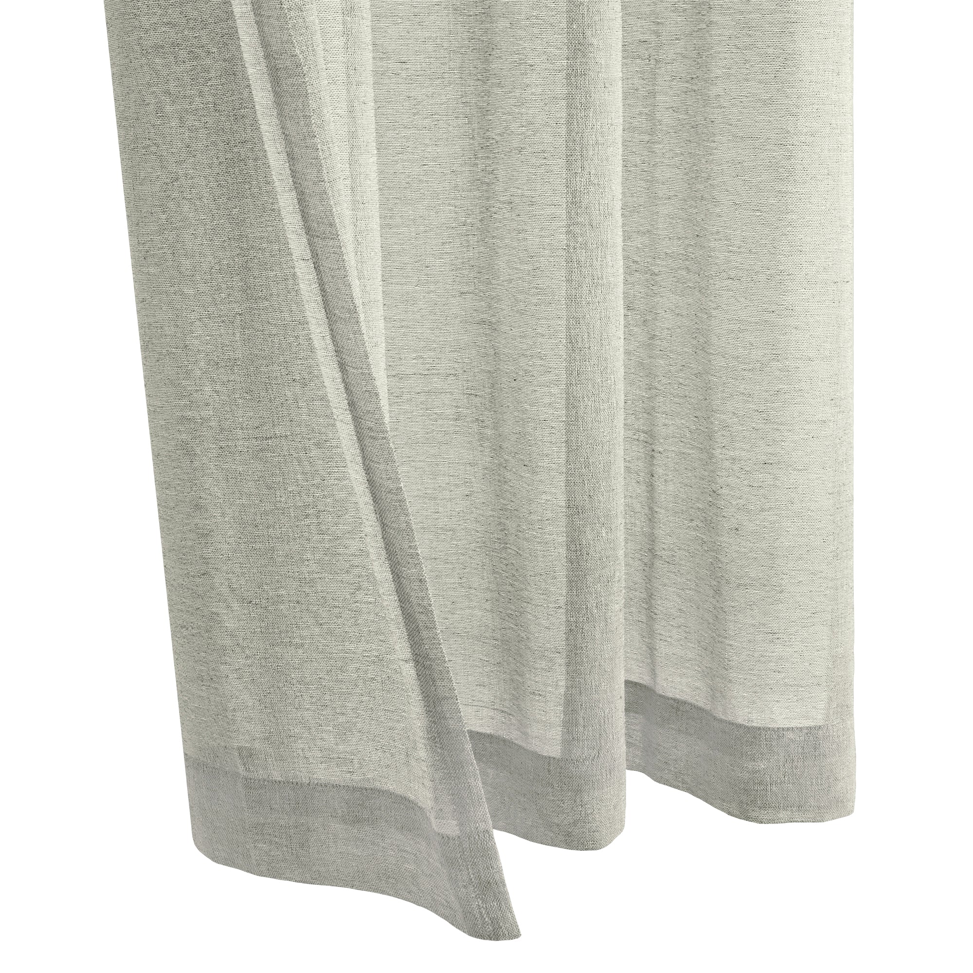 Grommet curtain panel - Cora - Grey - 52 x 84'' - Image 3