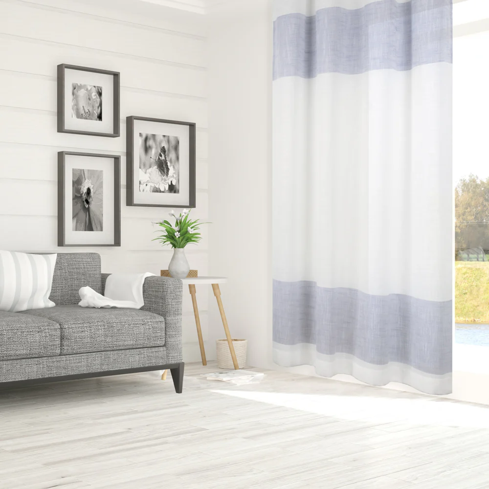 Grommet curtain panel - Elodie - Royal - Image 3