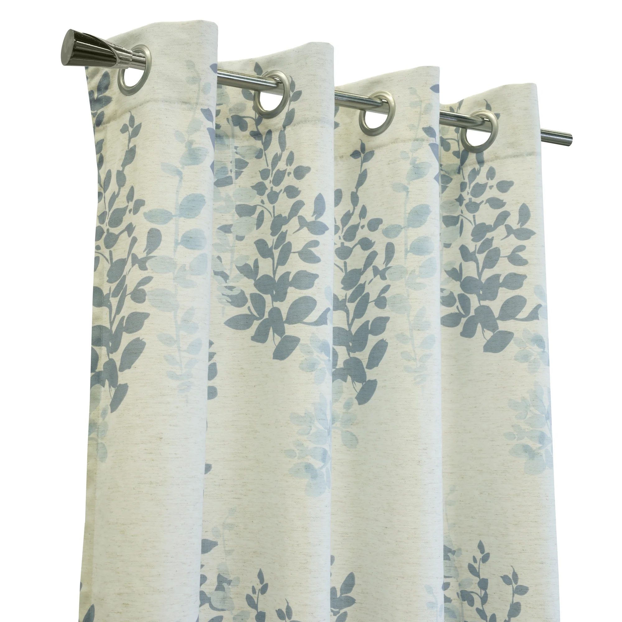 Grommet curtain panel - Heather - Blue - Image 2