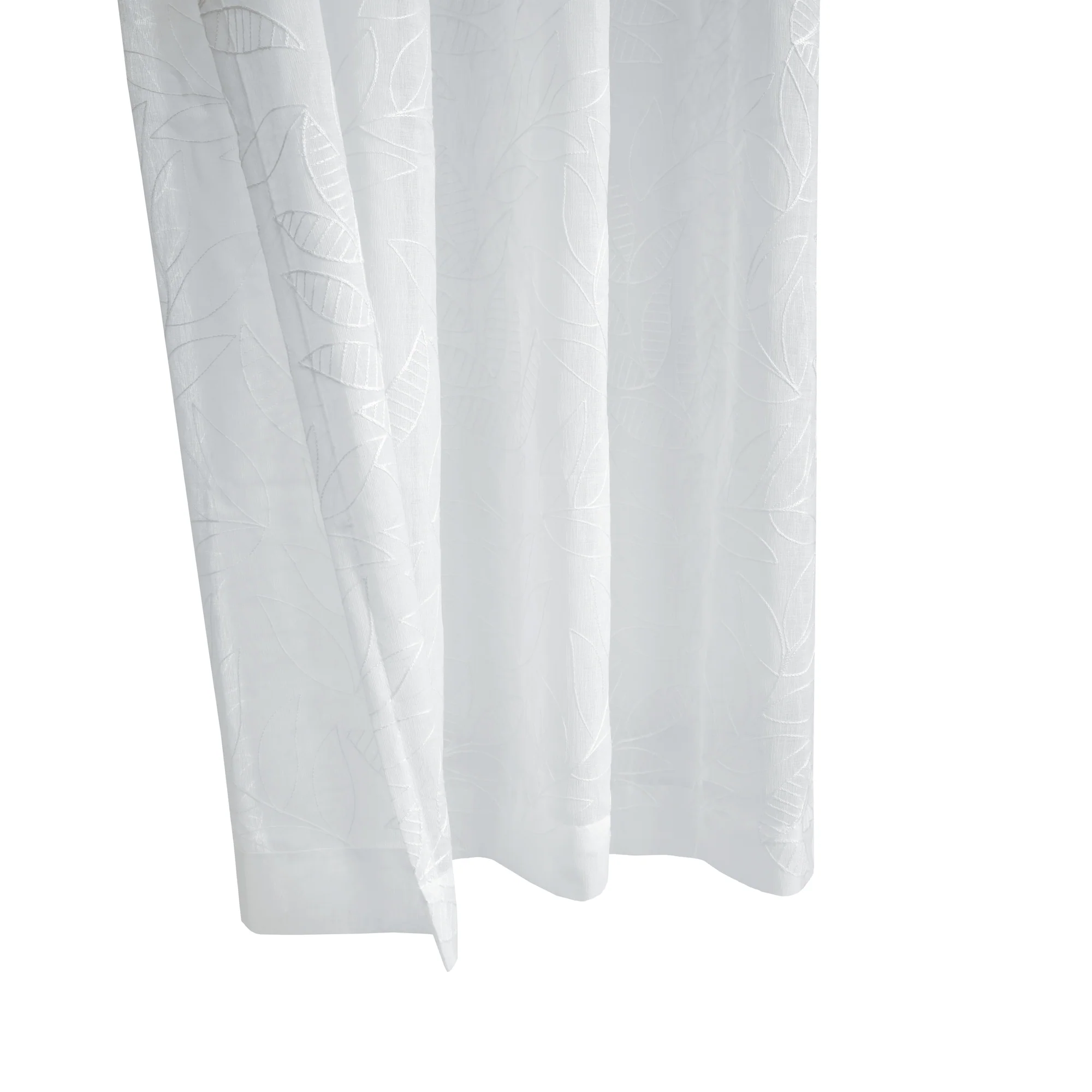 Grommet curtain panel - Ivette - White - Image 3