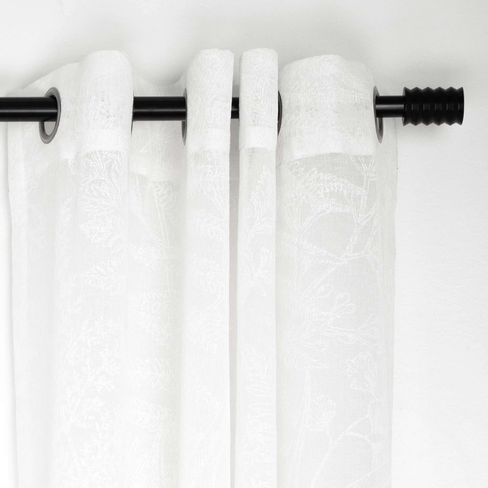 Grommet curtain panel - Liko - White - Image 2