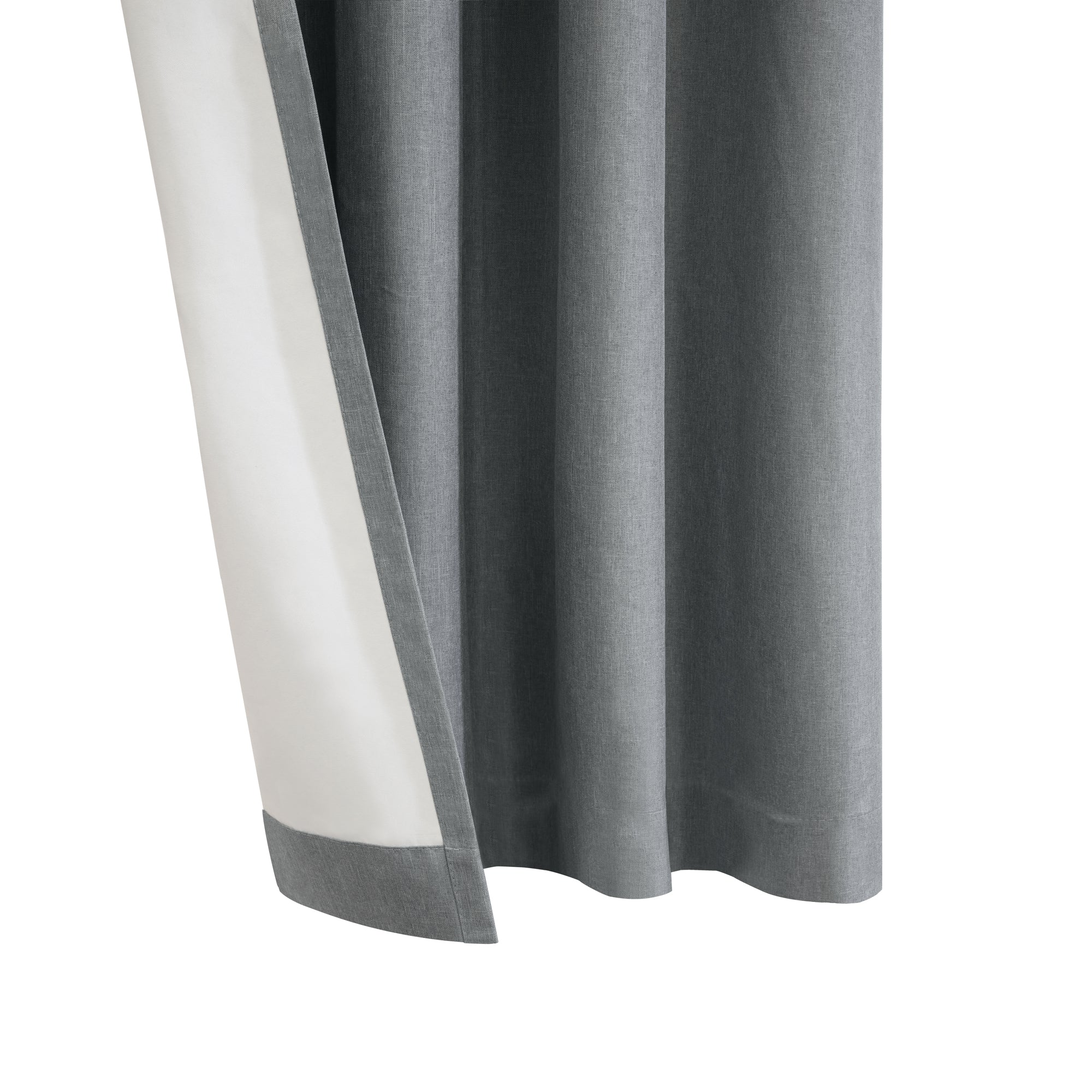 Grommet curtain panel - Taylor - Navy - Image 3