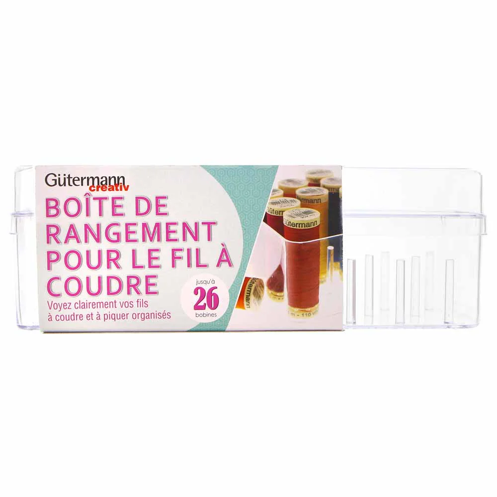 GUTERMANN Thread Storage Box - Holds 26 Spools - Image 3