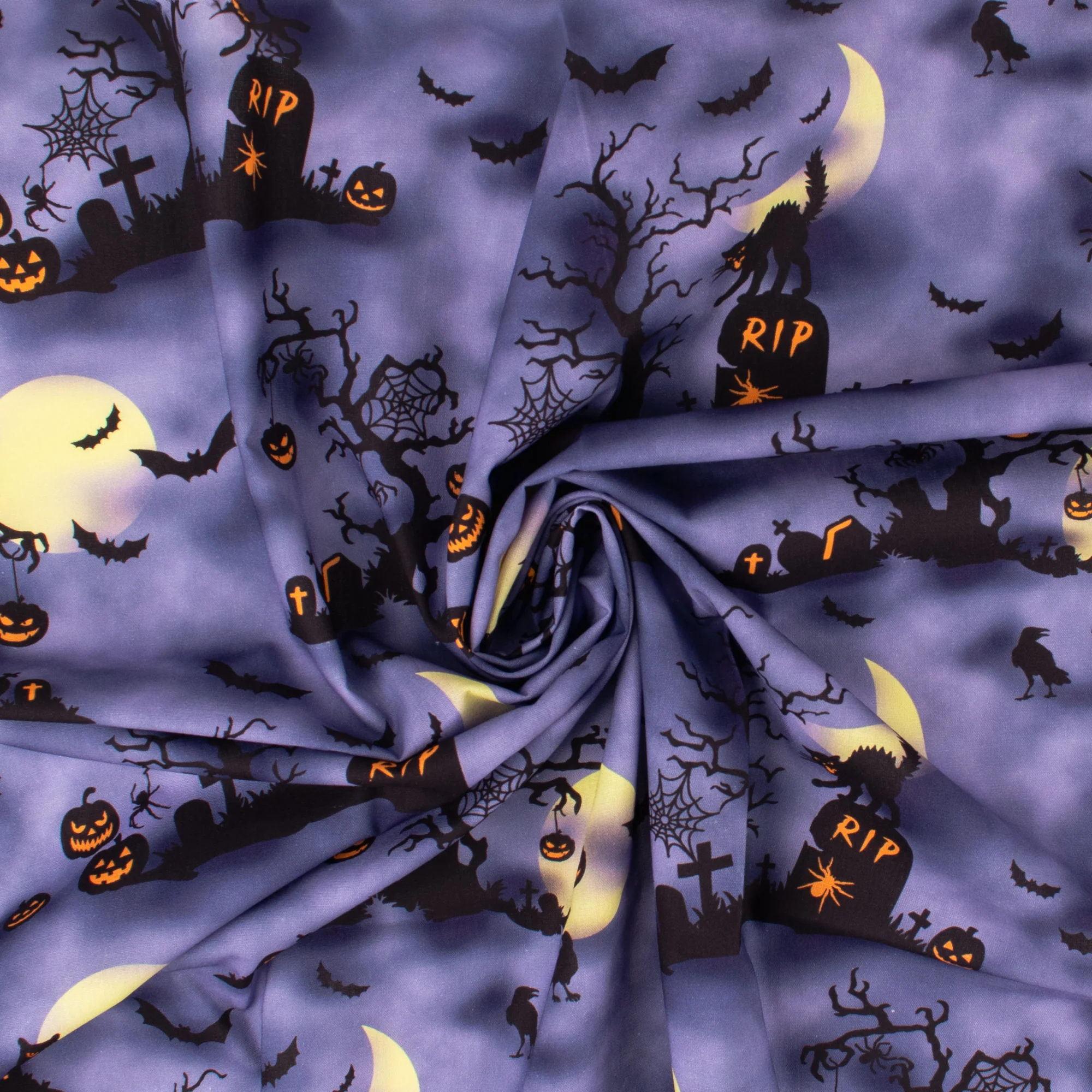 Halloween Fun Print - 030 - Purple - Image 2
