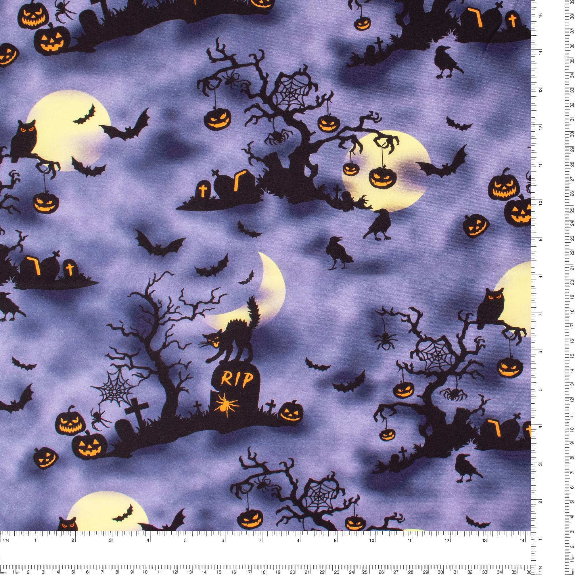 Halloween Fun Print - 030 - Purple - Image 3
