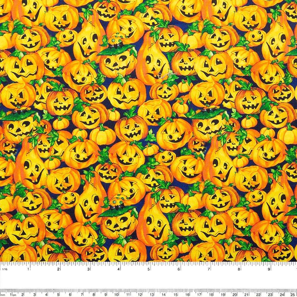 Halloween Fun Print - Pumpkin - Purple - Image 2