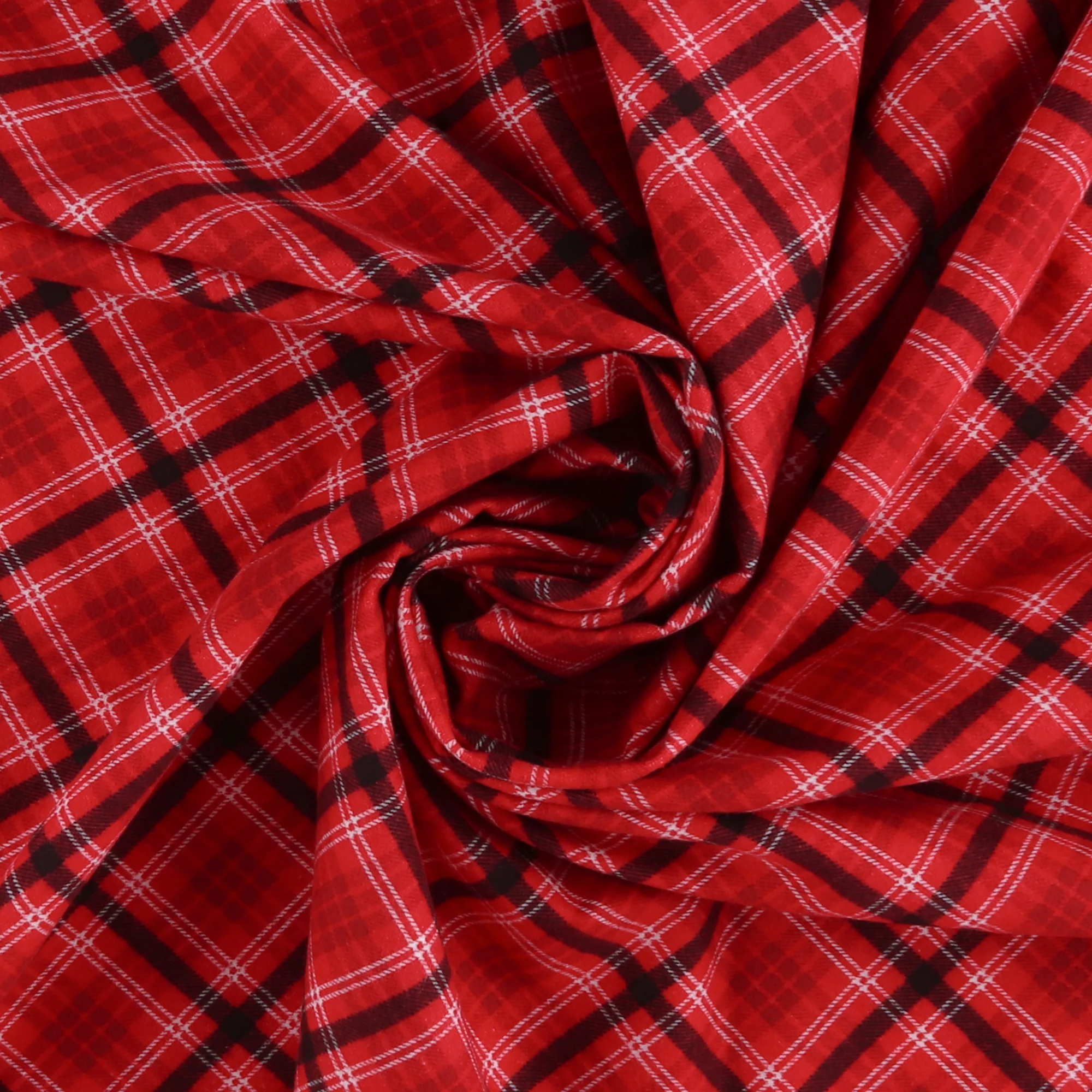 Henry Glass & Co - Printed Flannelette - SNOW CREW - 008 - Red - Image 2