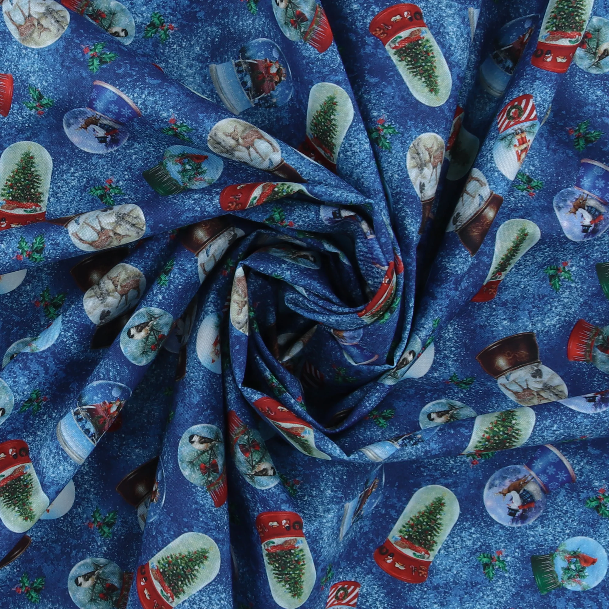 Henry Glass - Printed Cotton - «BELIEVE» - 006 - Dark Blue - Image 2